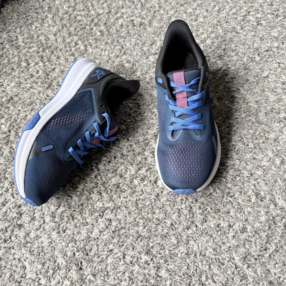 Kuru Atom Fusion Womens Handsfree Sneakers Shoe Blue Purple Black US 7